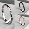 Stainless Steel Ring - 2MM Smooth Spherical, 1pc, Durable and Modern