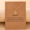 Fashionable And Exquisite Simple Lucky Four-leaf Clover Necklace Love Small Flower Clavicle Chain Necklace