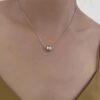 Necklace Featuring a Stainless Steel Bead Ball Design Inspired by The Sea, Perfect As Beach-Themed Gifts for Both Men And Women