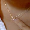 1 Women's Fashion Pendant Necklace with Synthetic Synthetic Zirconia Heart Infinity Pendant, Proposal Engagement Wedding Necklace, Valentine's Day Love Expression Jewelry Gift