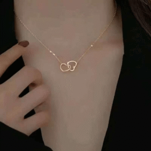 Double Love Pendant Necklace