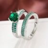 silvery-green
