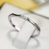 A Delicate And Minimalist Elegant Style Ring for Women, Featuring Micro-Set Zirconia Stones, Perfect As a Gift for Brides, Weddings, Engagements, Or Proposals.