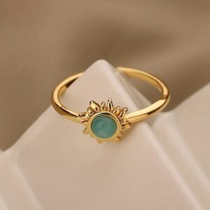 1pc Retro Versatile High-end Bohemian Sun Ring for Men and Women,Suitable for both men and women