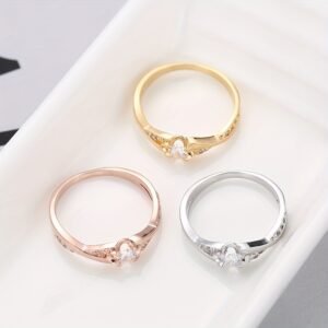Korean Niche Design Floral Ring Women'S Fashion Premium All-Match Band