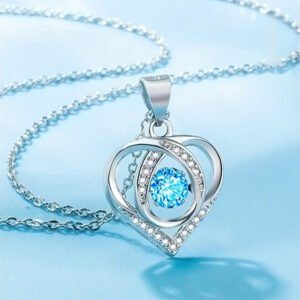 1pc of European And American Stylish Light Luxury Women'S Heart Pendant Necklace, Exquisite Jewelry Gift for Valentine'S Day Wedding Bride