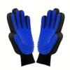 2pcs Pet Grooming Gloves, Deshedding and Massaging Grooming Gloves, Suitable for Dogs and Cats as a Tool for Removing Loose Fur, Cat Cleaning and Grooming Glove, Pet Grooming Massage and Petting Glove, Deshedding Glove Brush - 2pcs
