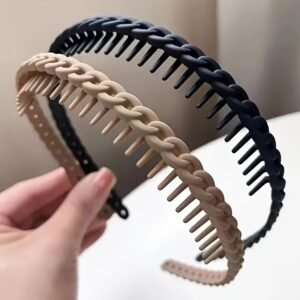 New High-End Non-Slip Headband for Washing Face, Designed for Women, Featuring a Textured Grip to Hold Back Loose Hair.
