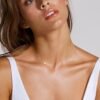 1pc Initial Heart Necklace - A-Z Letter Name Choker with Sideways Single-Letter Pendant, Initials for Women &, Everyday Jewelry Gift (A-Z) - Ideal for Birthdays, Vacations & Special Occasions - Year-Round Wear - C