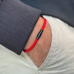1pc of Rope Bracelet for Men And Women, Red Thread Bracelet Designed to Attract, Magnetic Couple Bracelet