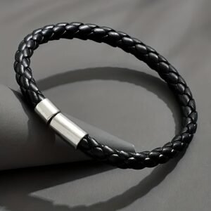 1pc/2pcs Men'S Trendy Retro Braided Detail Bracelets, Gift for Family And Friends, Holiday Birthday Gift for Boyfriends