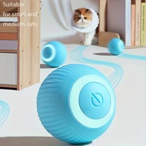Cat Toy Self-Entertainment Boredom Relief Teaser Stick Smart Rolling Ball Automatic Cat Ball Cat Toy Electric Cat Supplies