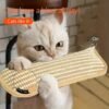 [Cat Toy Pillow] Cat Toy Game Pillow and Cat Scratching Pad for Solo Play and Intimate Interaction to Keep Your Feline Friend Happy and Soothing