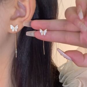 Creative Fashionable Butterfly Earrings Daily Decoration Accessories Holiday Wedding Party Anniversary Valentine's Day Gift
