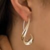 Vintage-style Earrings with a Unique Irregular Design, Exquisite Bohemian Style, Perfect for Vacation Travel Souvenirs and Women's Gifts