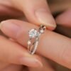 1pc Luxurious Fashionable Exquisite Open Adjustable Cosmic Starry Sky Ring, Women's Boutique Jewelry, Fashionable Luxurious Engagement Wedding Gift, Geometric Ring for Girls