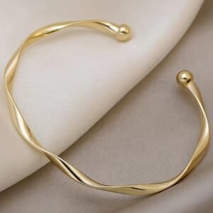 Easy Twist Adjustable Women'S Open Bangle