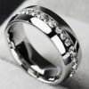 Stainless Steel Stylish Couple Ring Birthday Gift for And Women!