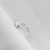 Fashionable and Minimalist Geometric Polka Dot Open-adjustable Ring for Women, with a Design-conscious Plain Hoop, Versatile for Daily Wear, Trendy and Elegant, Teardrop-shaped Gift