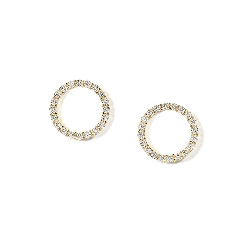 Popular Exquisite Small Round Hoop Earrings, Fashionable and Simple Light Luxury Versatile Elegant Stud Earrings - Image 4