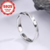 1pc Women'S Fashion Individual Ring S925 Pure Silver Easy Creative Leaf Ring Band Women'S Fashion Individual Tassel Ring Open Accessory Best Friend Gift Party Gift Suitable for Daily Commute Valentine'S Day Mother'S Day, Party, Banquet